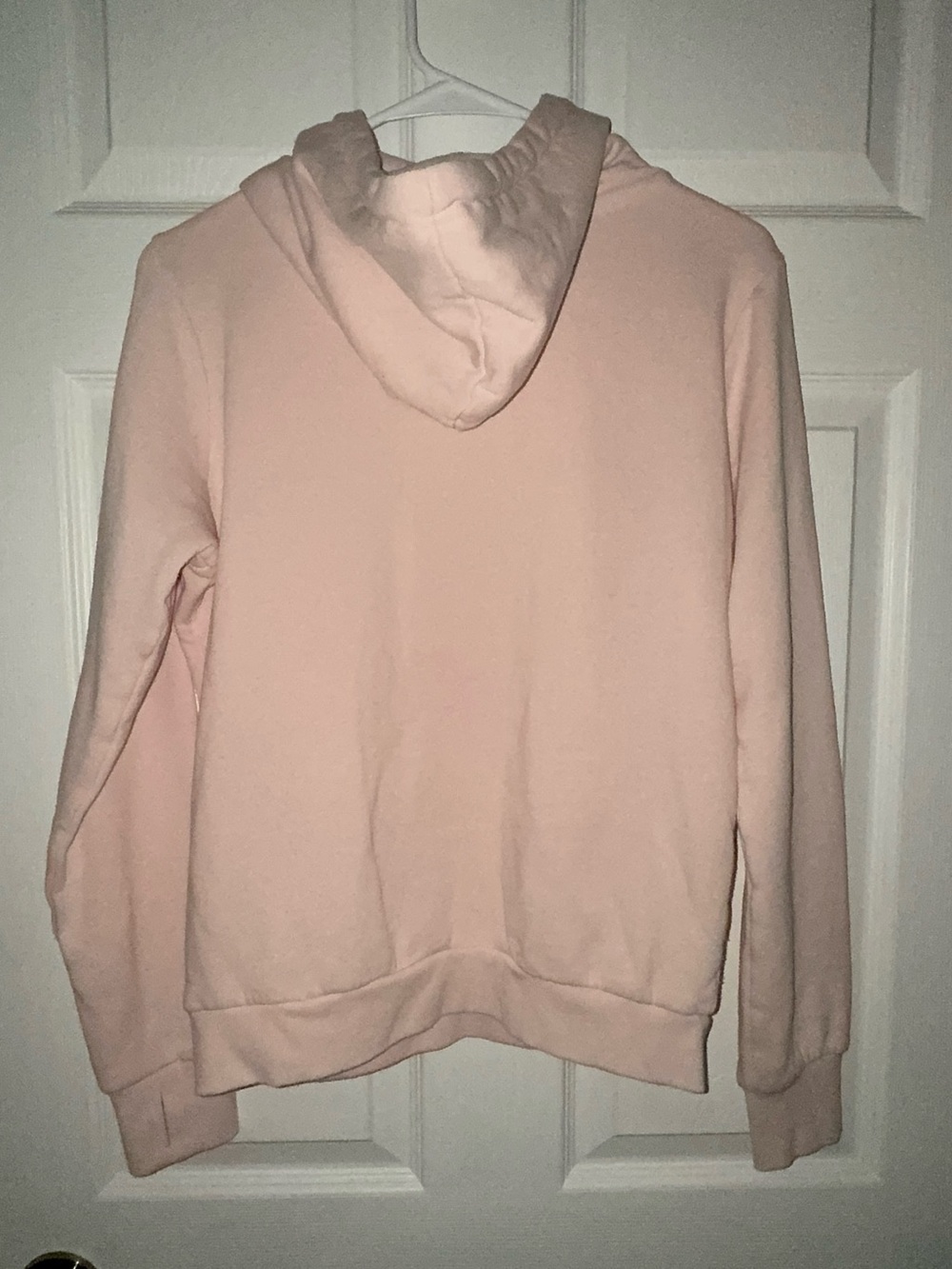 3/$20π Light Pink Bench Pullover Hoodie with Pocket and Thumbholes - Picture 3 of 3